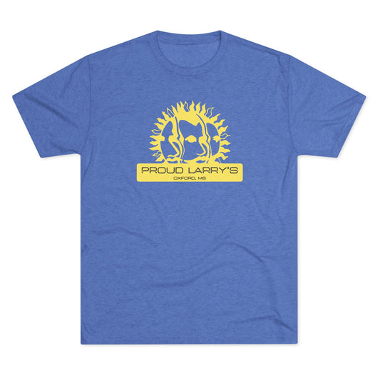 Proud Larry's Logo - Unisex Tri-Blend Crew Tee